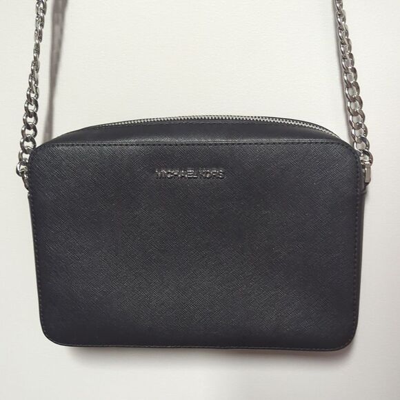 Michael Kors Black And Silver Bag - Picture 2 of 8